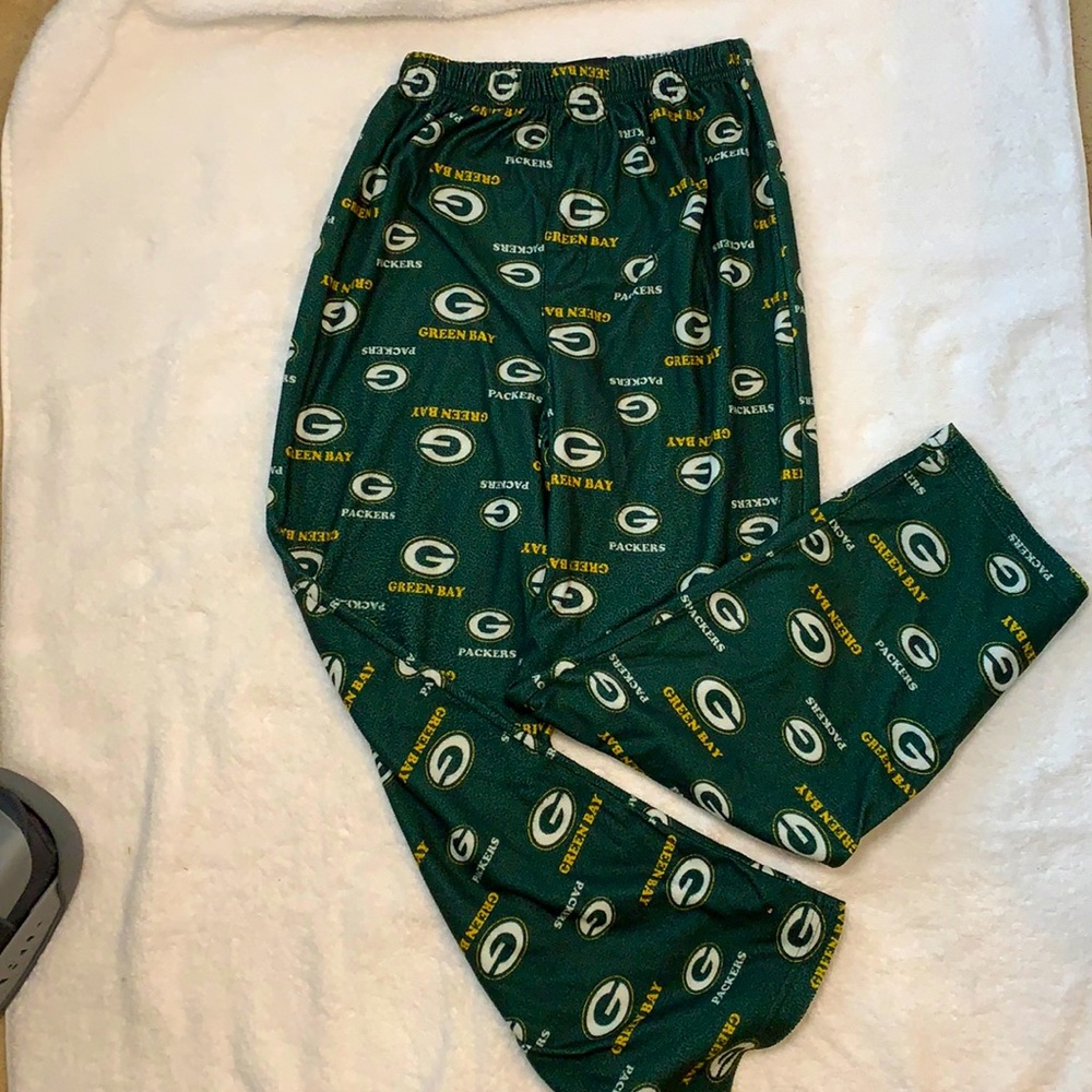 Green Bay Packers pajama bottoms/ youth boys Large